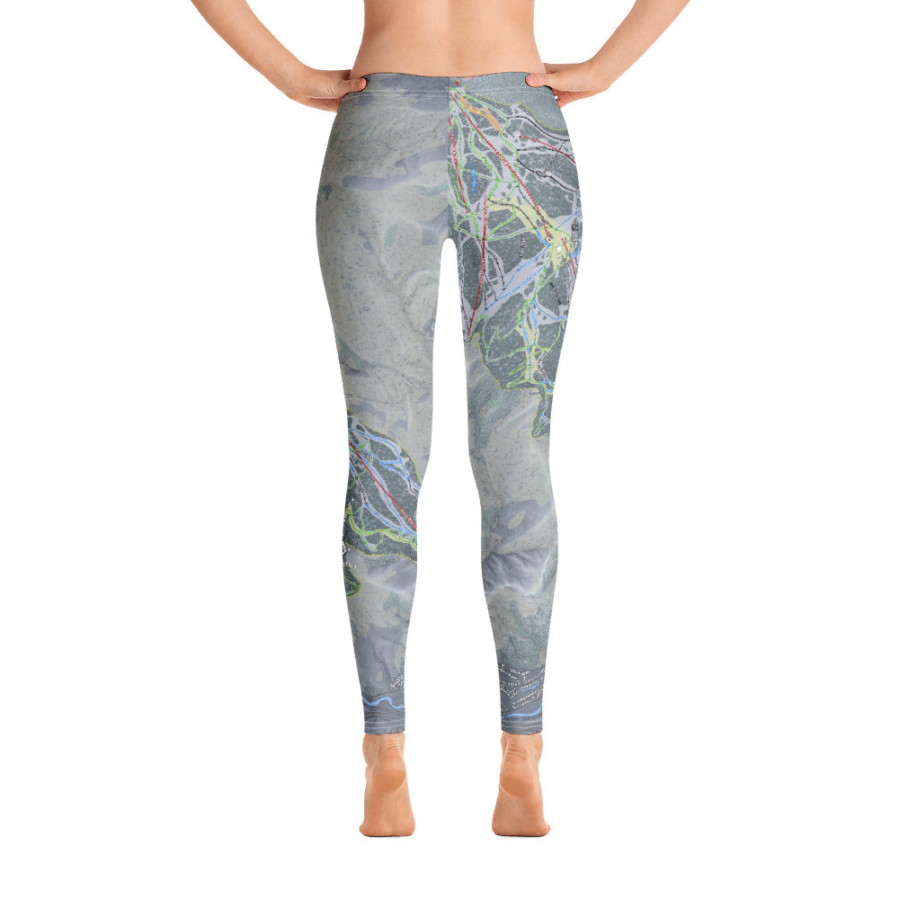 Beaver Creek, Colorado Ski Trail Map - Women's Base Layer Bottoms - Powderaddicts