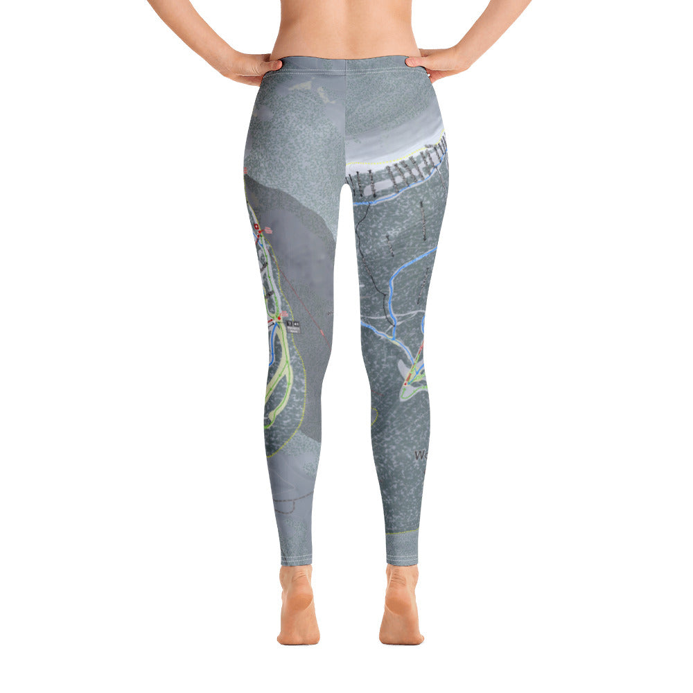 Wolf Creek, Colorado Ski Trail Map - Women's Base Layer Bottoms - Powderaddicts