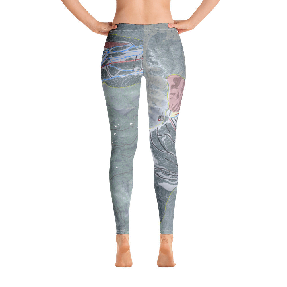 Aspen Highlands, Colorado Ski Trail Map - Women&#39;s Base Layer Bottoms - Powderaddicts