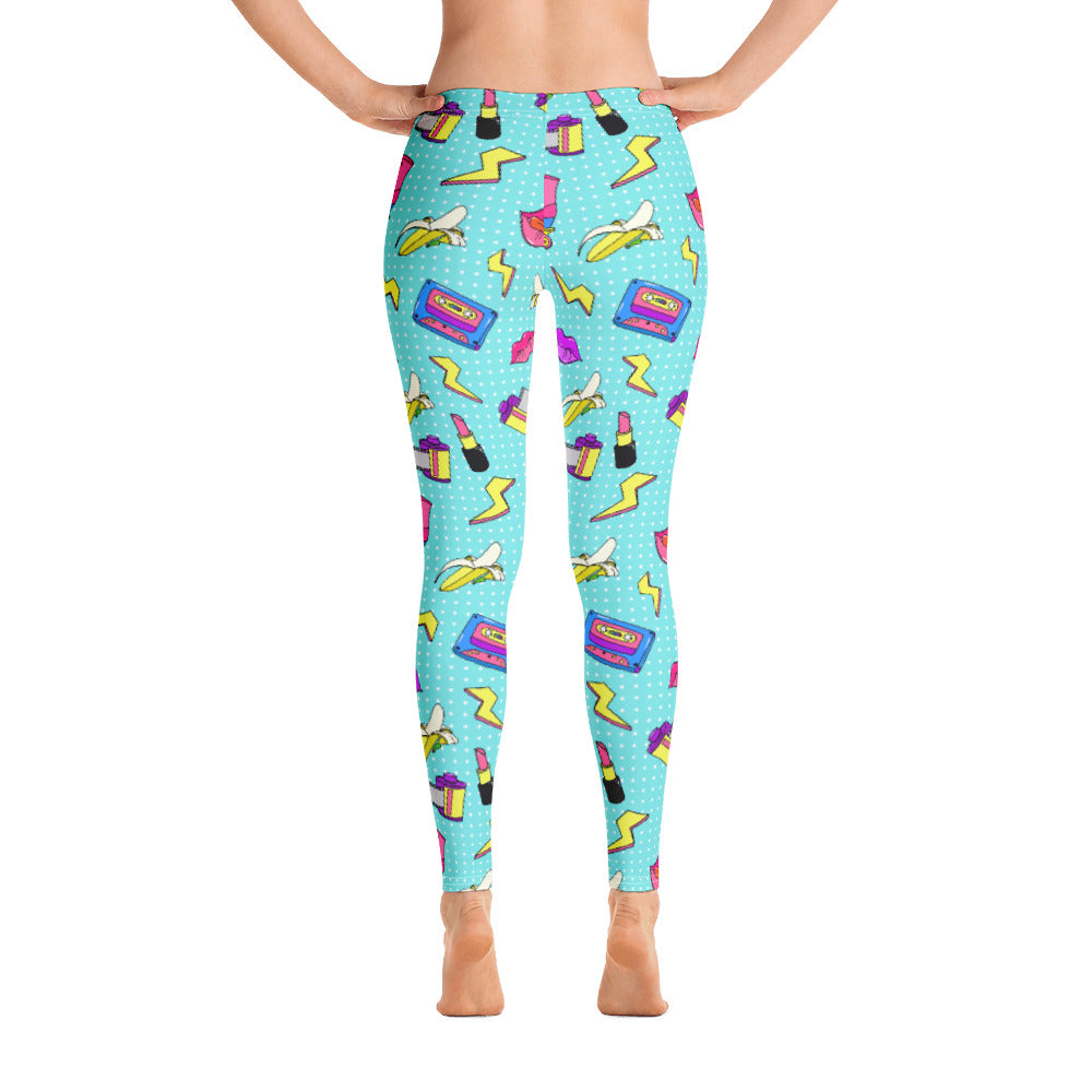 90's Collage Womens Base Layers - Powderaddicts