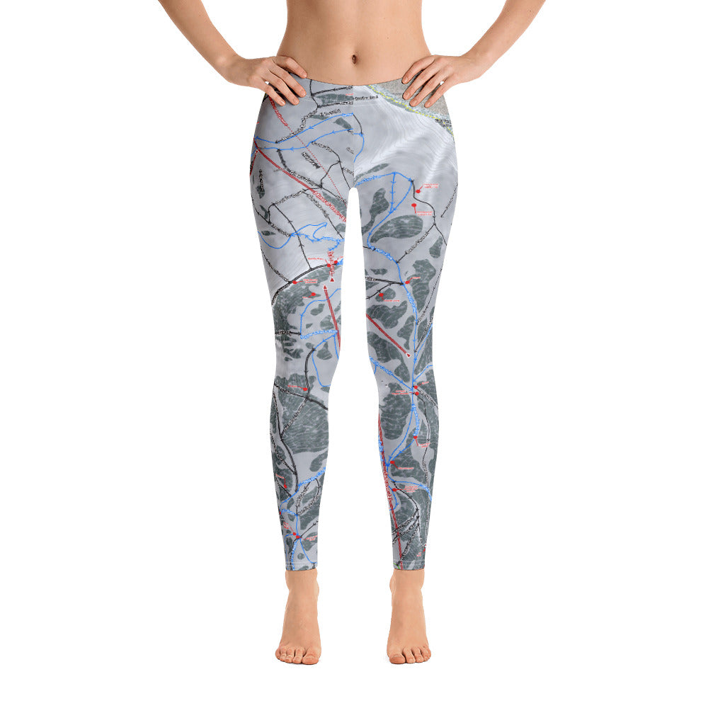 Snowbird, Utah Ski Trail Map - Women&#39;s Base Layer Bottoms - Powderaddicts