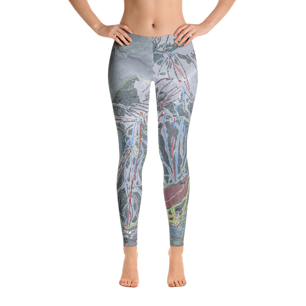 Copper Mountain, Colorado Ski Trail Map - Women&#39;s Base Layer Bottoms - Powderaddicts