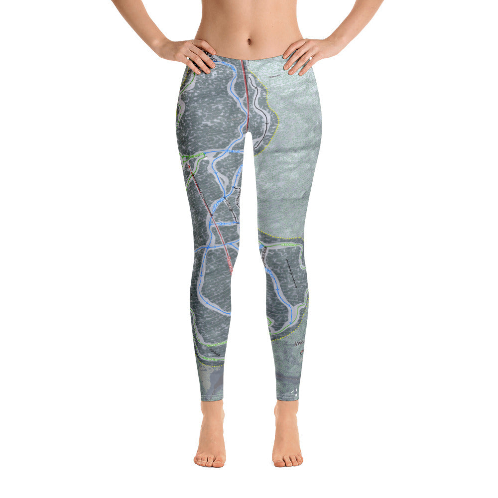 Wildcat Mountain, New Hampshire Ski Trail Map - Women's Base Layer Bottoms - Powderaddicts