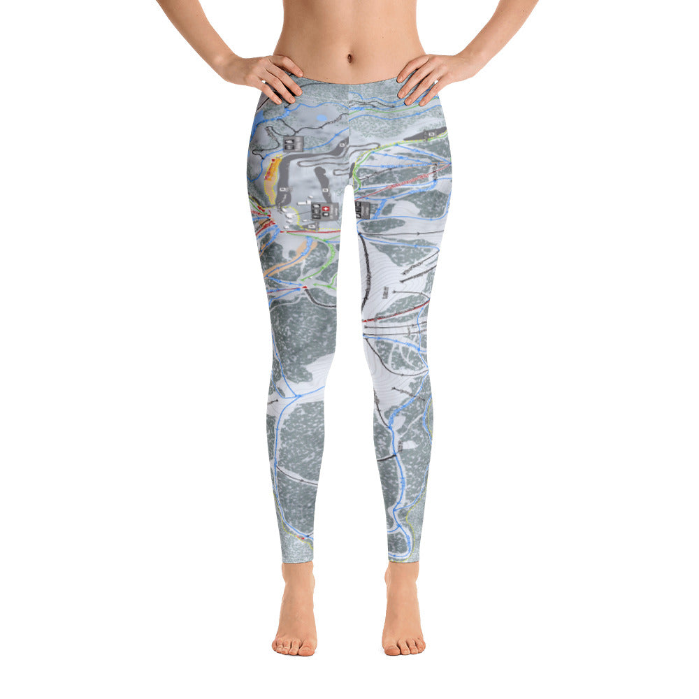 Bogus Basin, Idaho Ski Trail Map - Women&#39;s Base Layer Bottoms - Powderaddicts