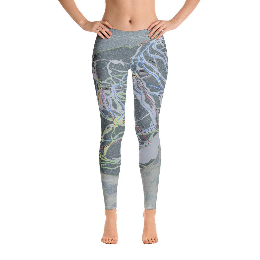 Purgatory, Colorado Ski Trail Map - Women&#39;s Base Layer Bottoms - Powderaddicts