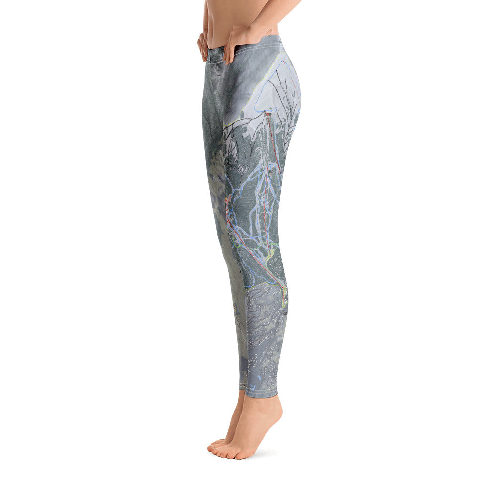 Aspen Snowmass, Colorado Ski Trail Map - Women&#39;s Base Layer Bottoms - Powderaddicts