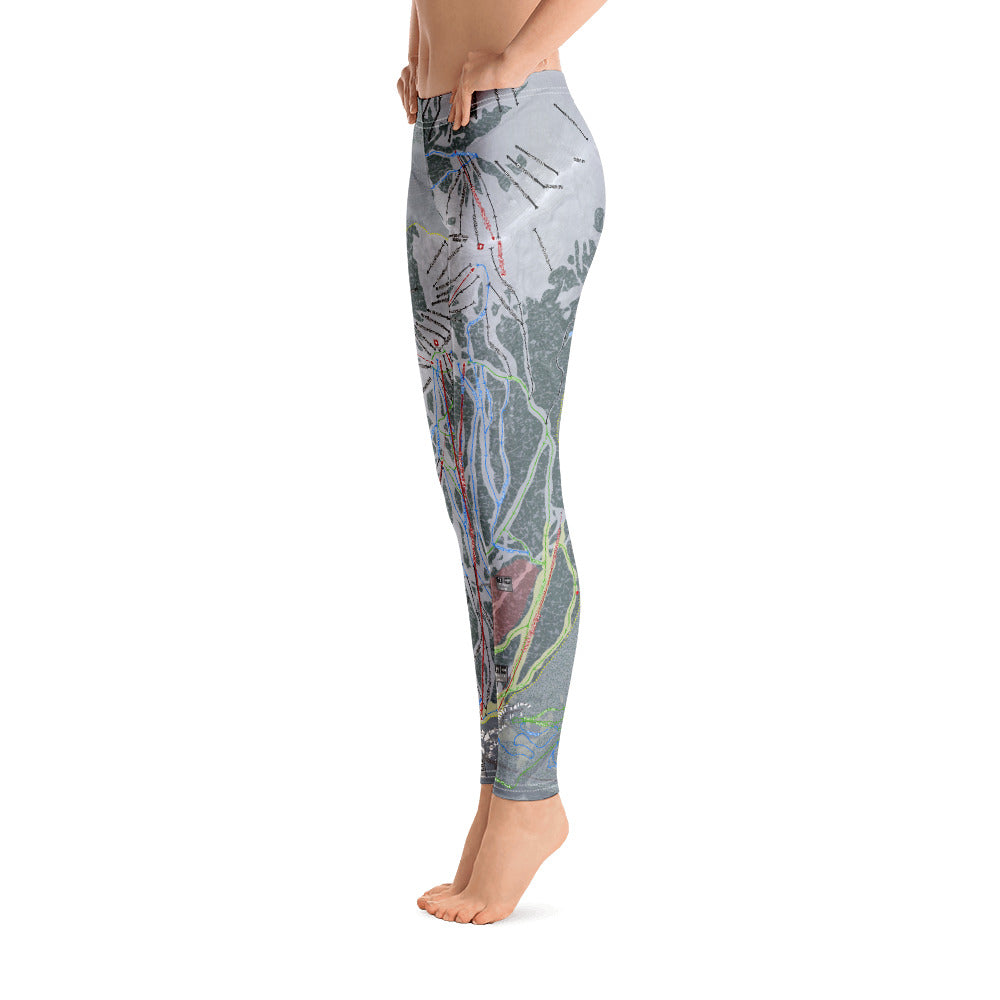 Copper Mountain, Colorado Ski Trail Map - Women's Base Layer Bottoms - Powderaddicts