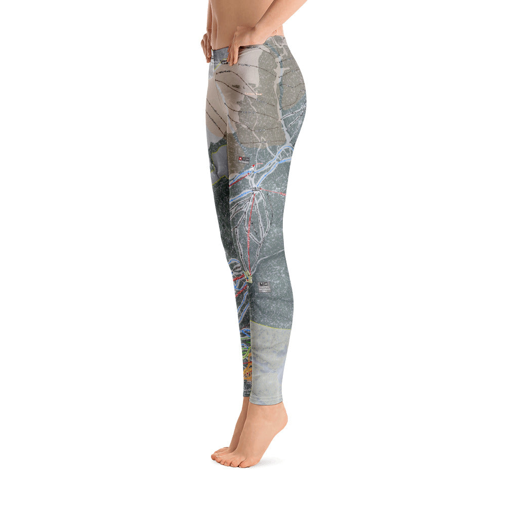Keystone, Colorado Ski Trail Map - Women&#39;s Base Layer Bottoms - Powderaddicts