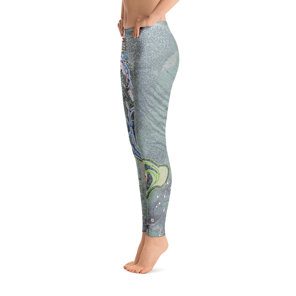 Shawnee Peak, Maine Ski Trail Map - Women's Base Layer Bottoms - Powderaddicts