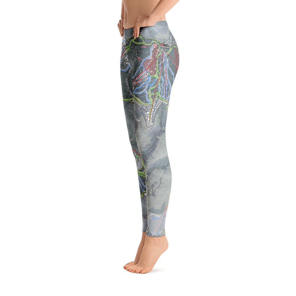 Deer Valley, Utah Ski Trail Map - Women's Base Layer Bottoms - Powderaddicts