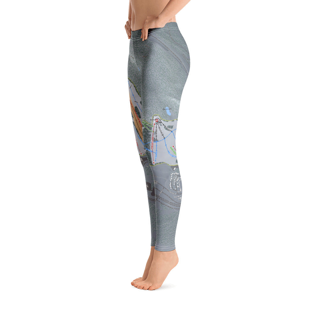 Summit At Snoqualmie, Washington Ski Trail Map - Women&#39;s Base Layer Bottoms - Powderaddicts