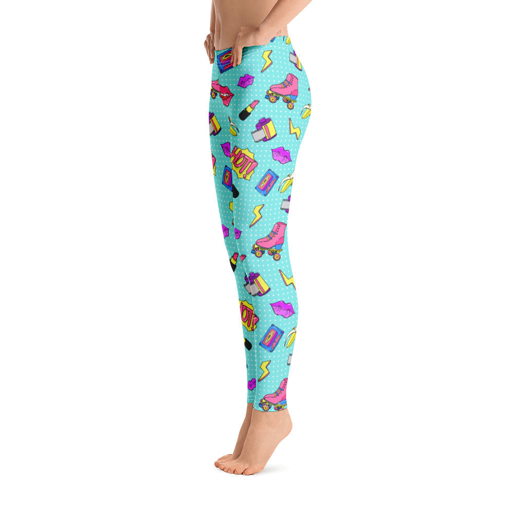 90's Collage Womens Base Layers - Powderaddicts