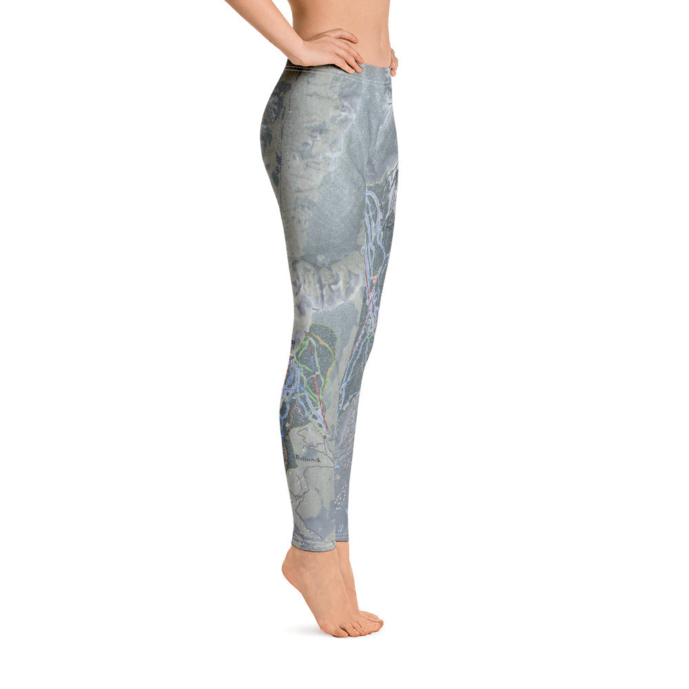 Aspen Snowmass, Colorado Ski Trail Map - Women&#39;s Base Layer Bottoms - Powderaddicts
