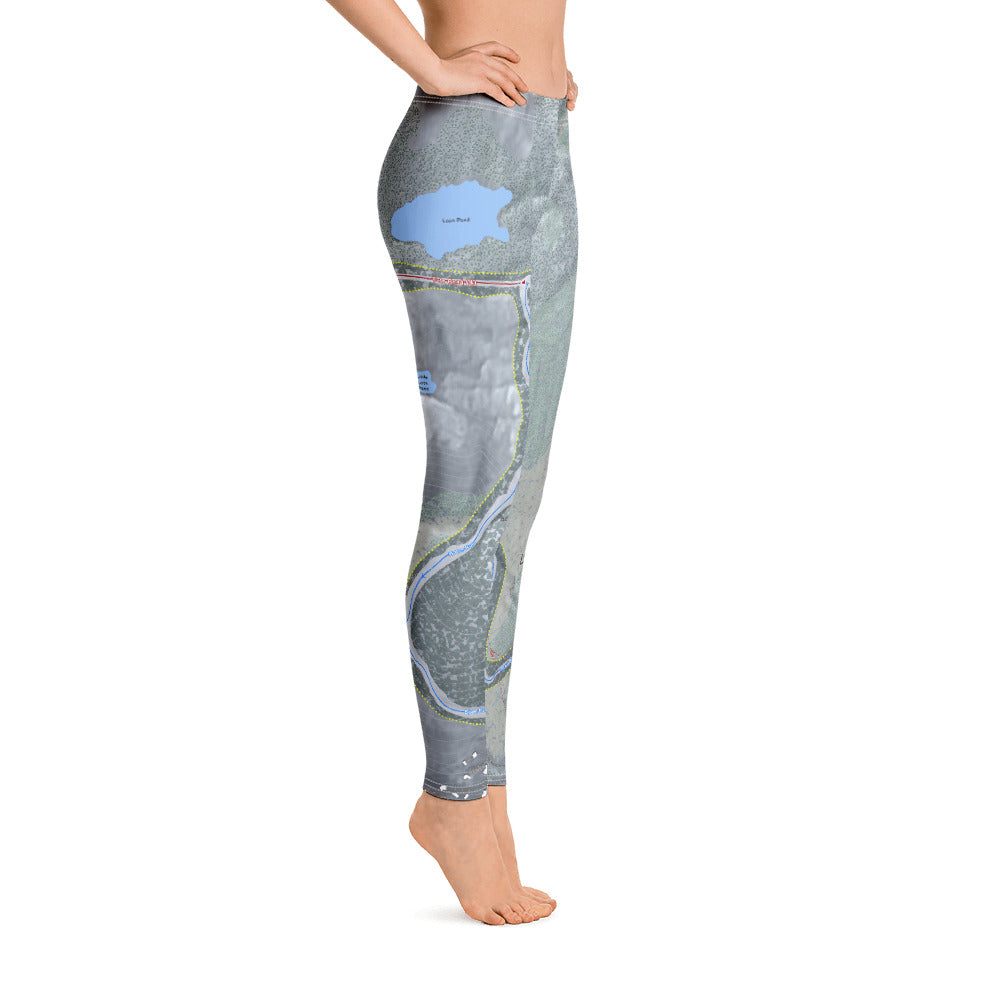 Loon Mountain, New Hampshire Ski Trail Map - Women&#39;s Base Layer Bottoms - Powderaddicts