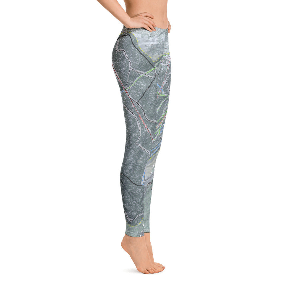 Mad River Glen, Vermont Ski Trail Map - Women&#39;s Base Layer Bottoms - Powderaddicts