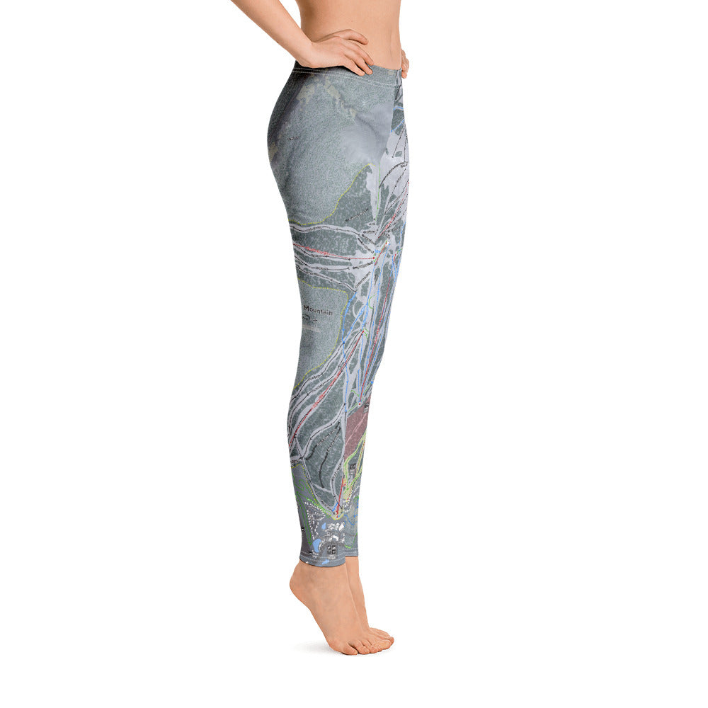 Copper Mountain, Colorado Ski Trail Map - Women's Base Layer Bottoms - Powderaddicts