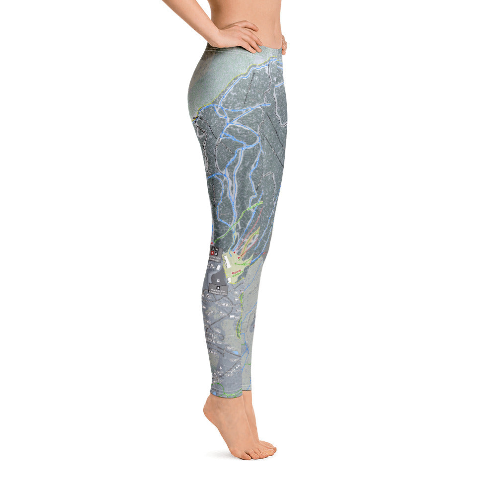 Jay Peak, Vermont Ski Trail Map - Women&#39;s Base Layer Bottoms - Powderaddicts