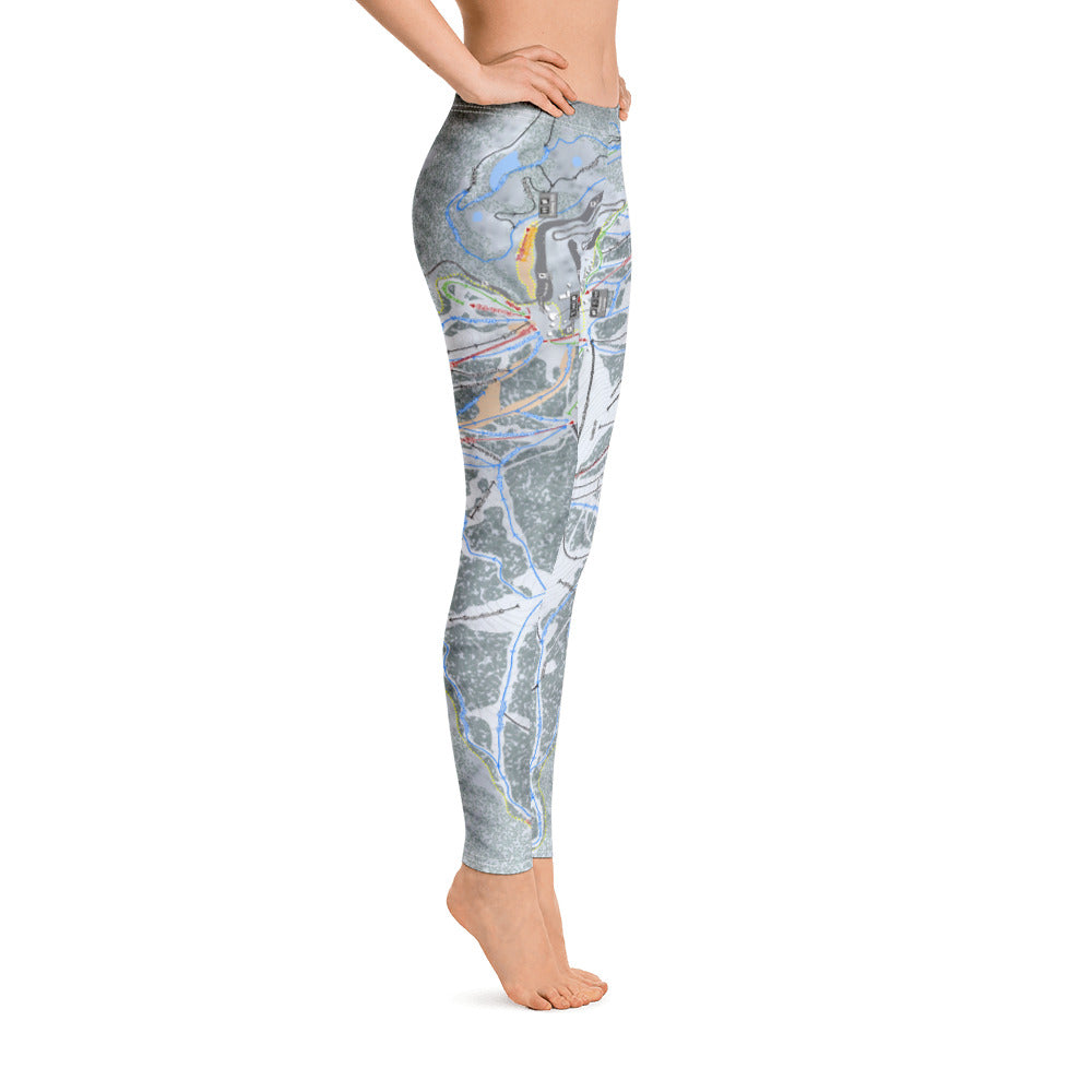 Bogus Basin, Idaho Ski Trail Map - Women&#39;s Base Layer Bottoms - Powderaddicts