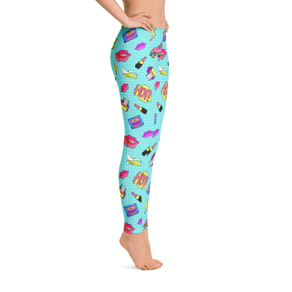 90's Collage Womens Base Layers - Powderaddicts