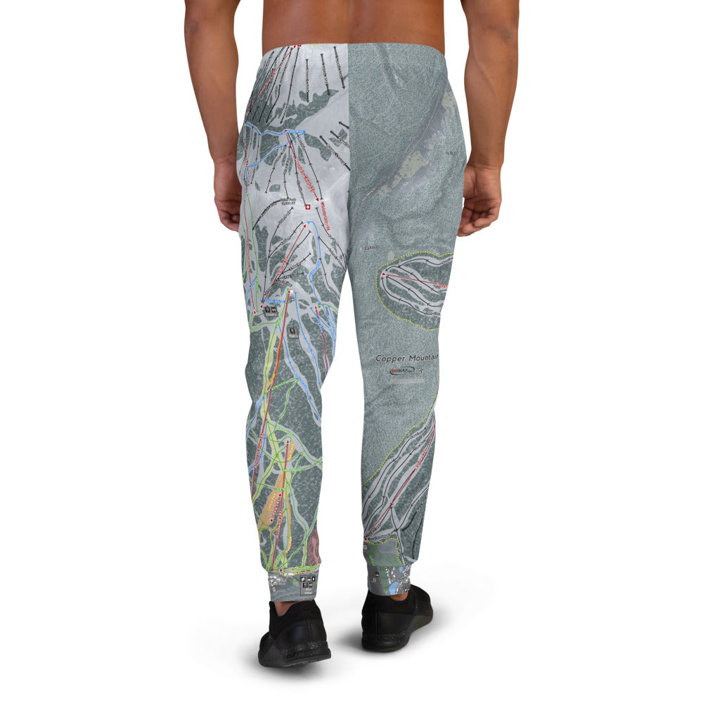 Copper Mountain, Colorado Ski Trail Map Men&#39;s Mid-Layer - Powderaddicts