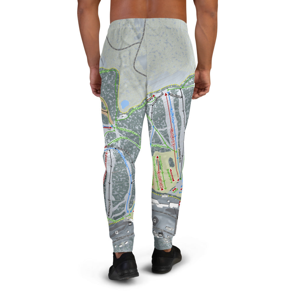 Holiday Valley, New York Ski Trail Map Men&#39;s Mid-Layer - Powderaddicts