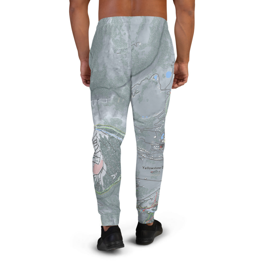 Yellowstone Club, Montana Ski Trail Map Men&#39;s Mid-Layer - Powderaddicts