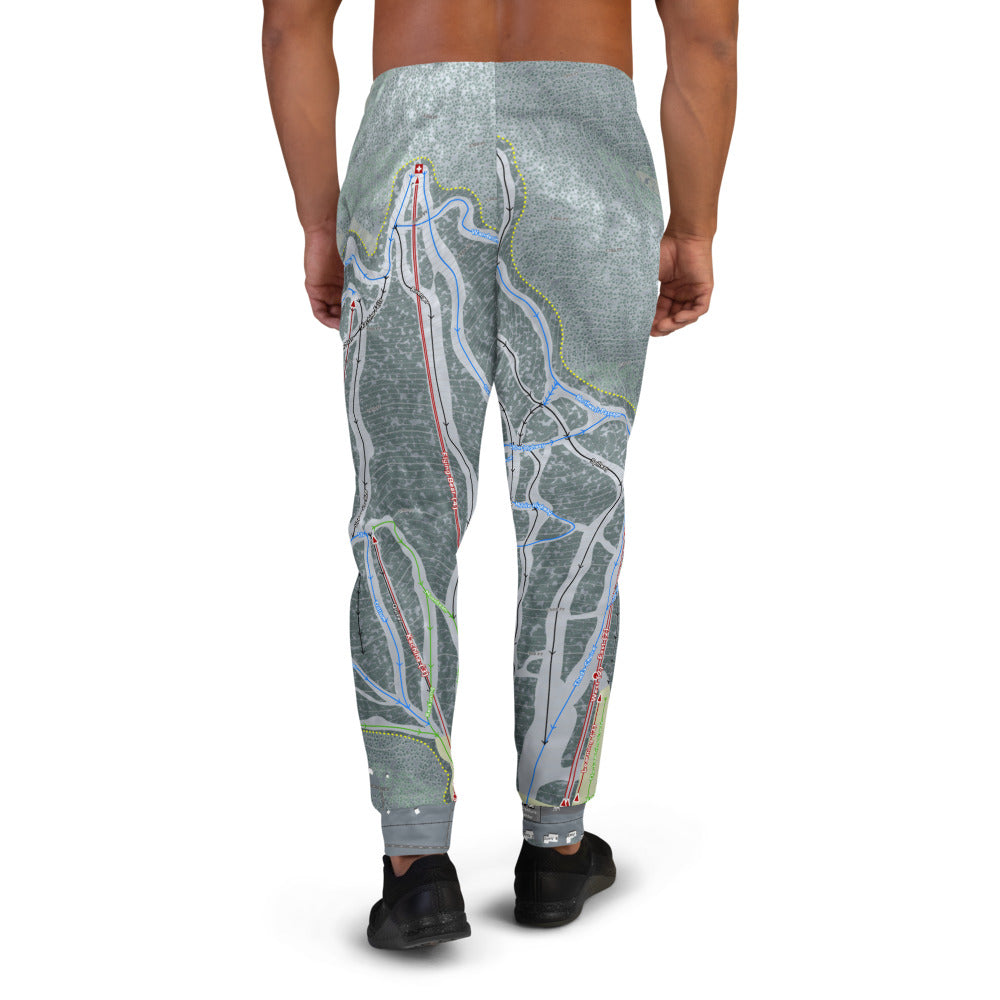 Attitash Mountain, New Hampshire Ski Trail Map Men's Mid-Layer - Powderaddicts