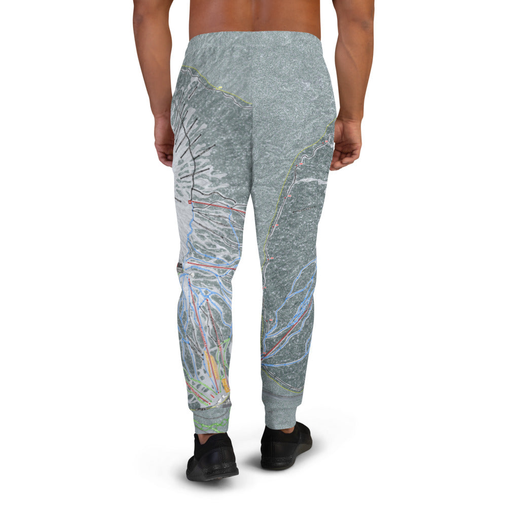 Mt Bachelor, Oregon Ski Trail Map Men&#39;s Mid-Layer - Powderaddicts