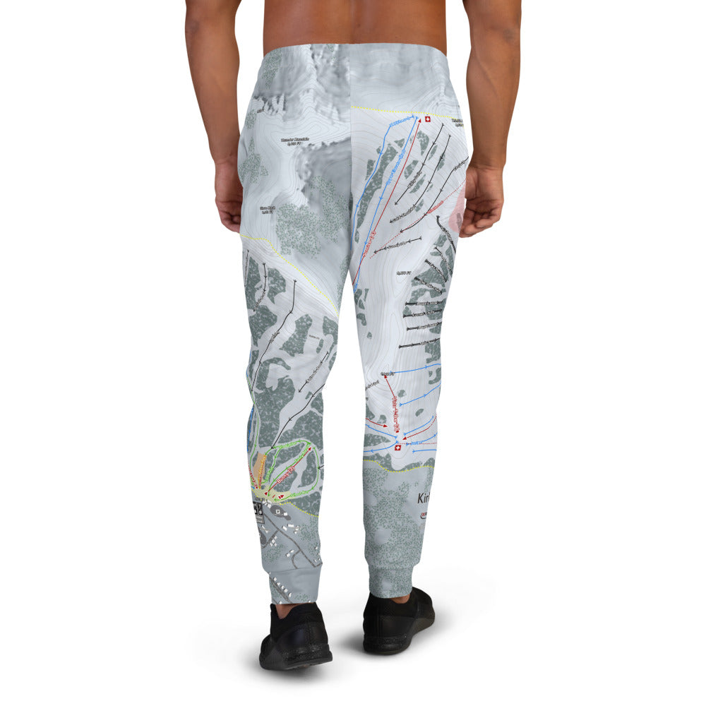 Kirkwood, California Ski Trail Map Men&#39;s Mid-Layer - Powderaddicts