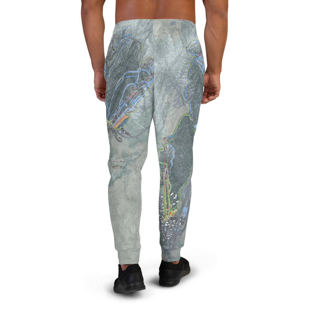 Smuggler&#39;s Notch, Vermont Ski Trail Map Men&#39;s Mid-Layer - Powderaddicts