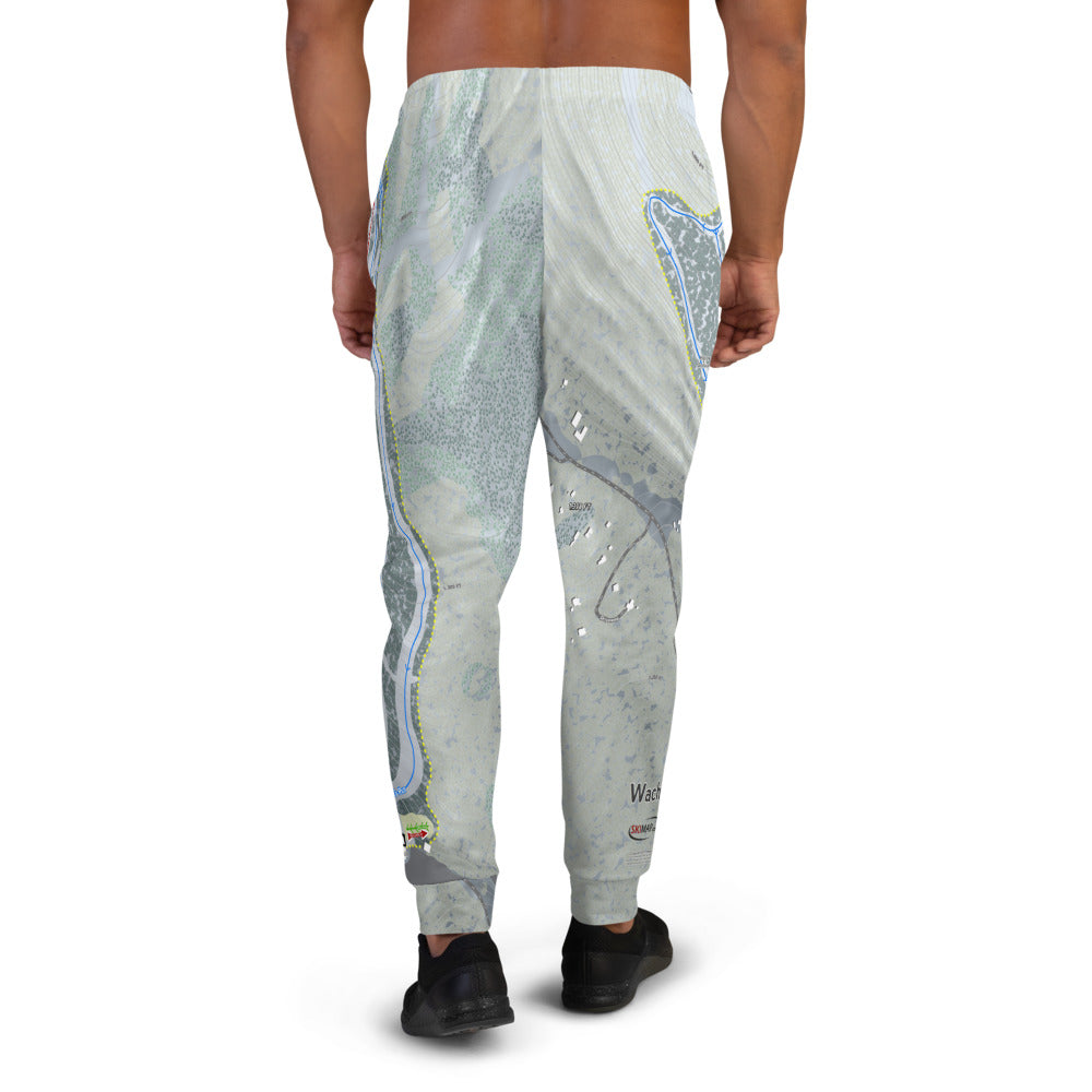 Wachusett, Massachusetts Ski Trail Map Men&#39;s Mid-Layer - Powderaddicts