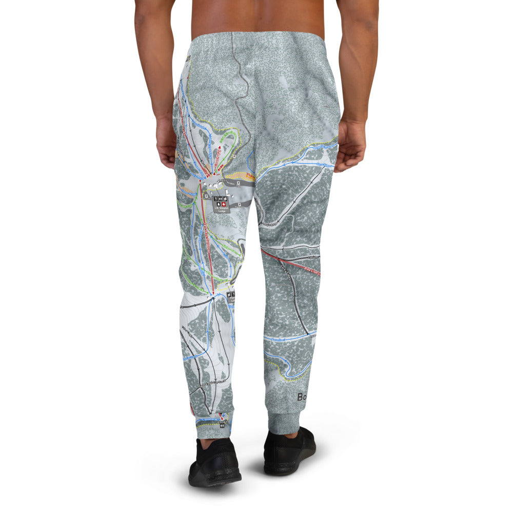 Bogus Basin, Idaho Ski Trail Map Men&#39;s Mid-Layer - Powderaddicts