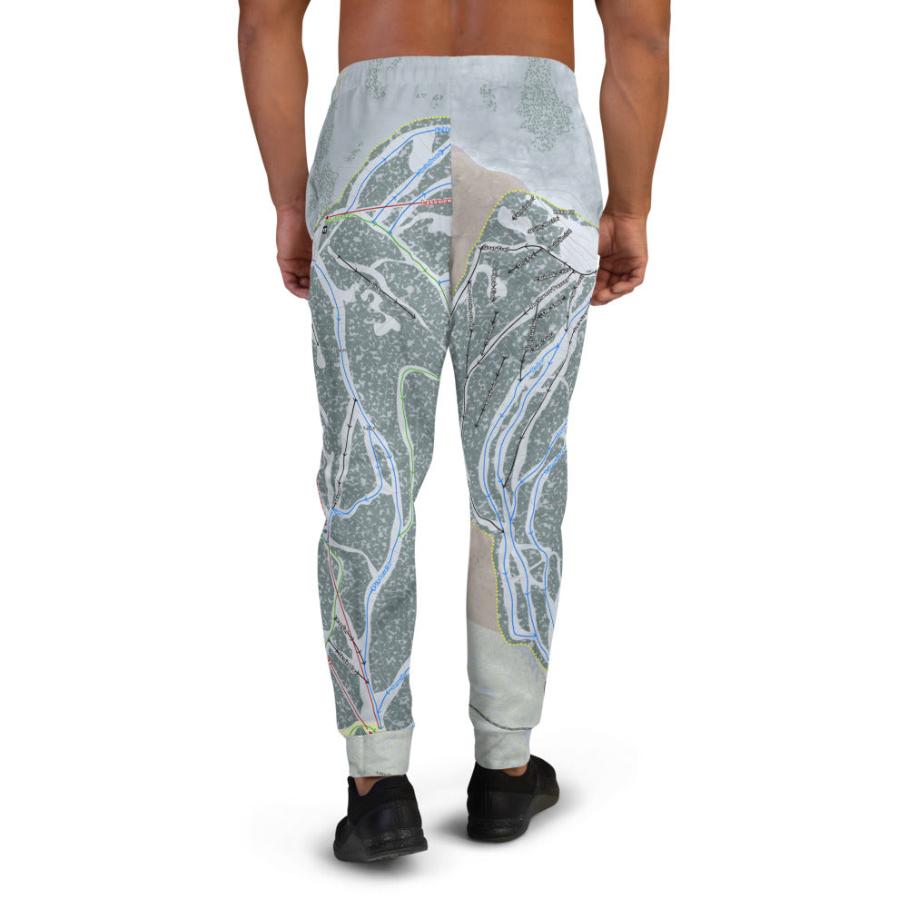 Brundage, Idaho Ski Trail Map Men&#39;s Mid-Layer - Powderaddicts