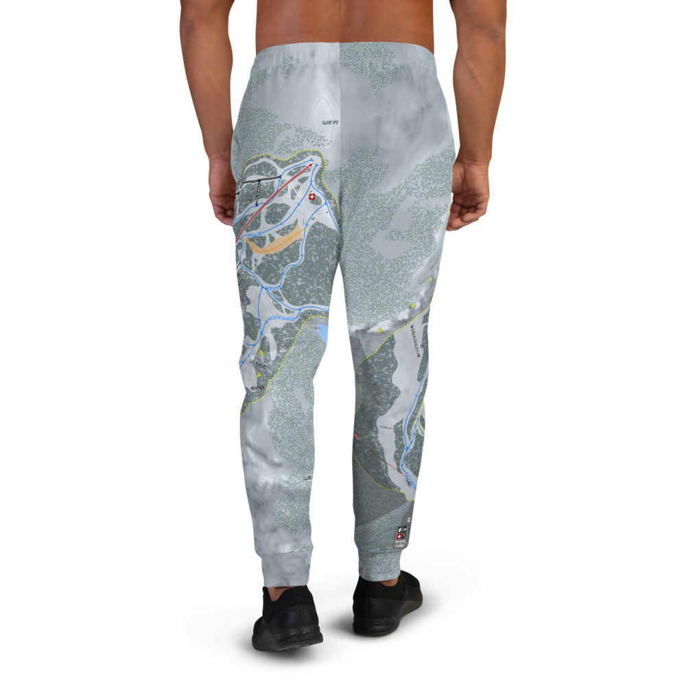Mission Ridge, Washington Ski Trail Map Men's Mid-Layer - Powderaddicts