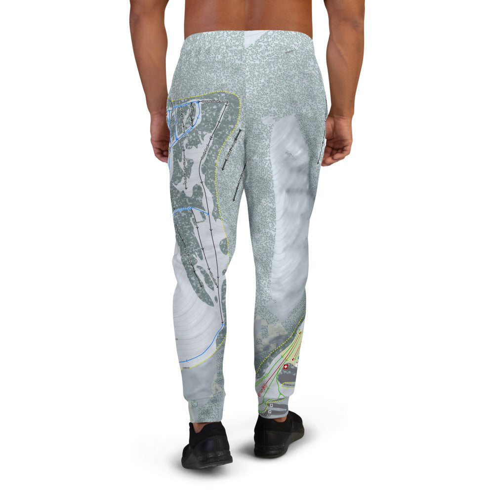 Pebble Creek, Idaho Ski Trail Map Men's Mid-Layer - Powderaddicts