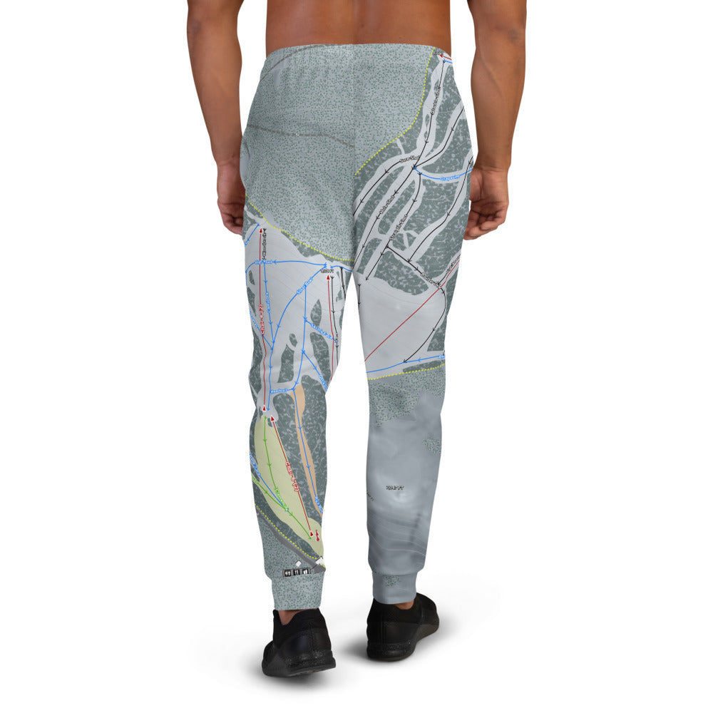 Dodge Ridge, California Ski Trail Map Men's Mid-Layer - Powderaddicts