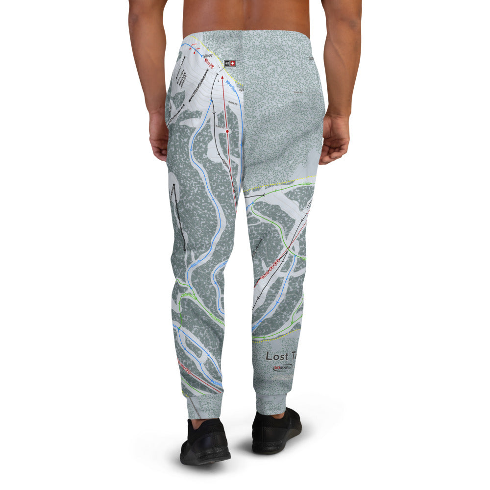 Lost Trail, Montana Ski Trail Map Men&#39;s Mid-Layer - Powderaddicts