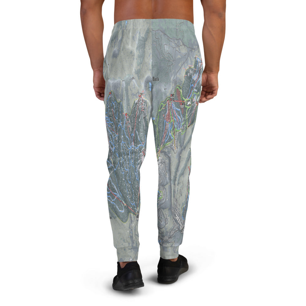 WASATCH BACK, Utah Ski Trail Map Men's Mid-Layer - Powderaddicts