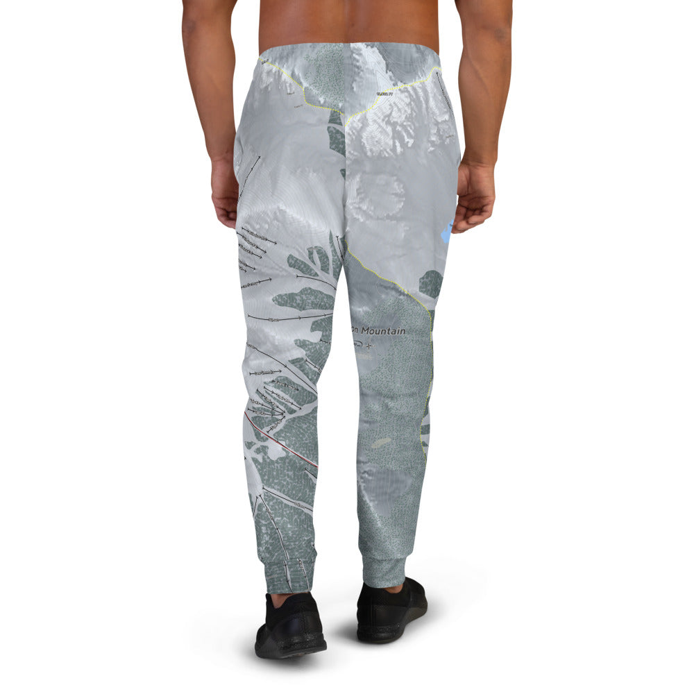 Silverton Mountain, Colorado Ski Trail Map Men's Mid-Layer - Powderaddicts