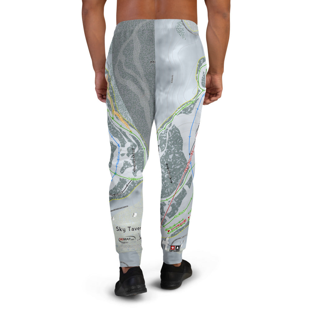 Sky Tavern, Nevada Ski Trail Map Men's Mid-Layer - Powderaddicts