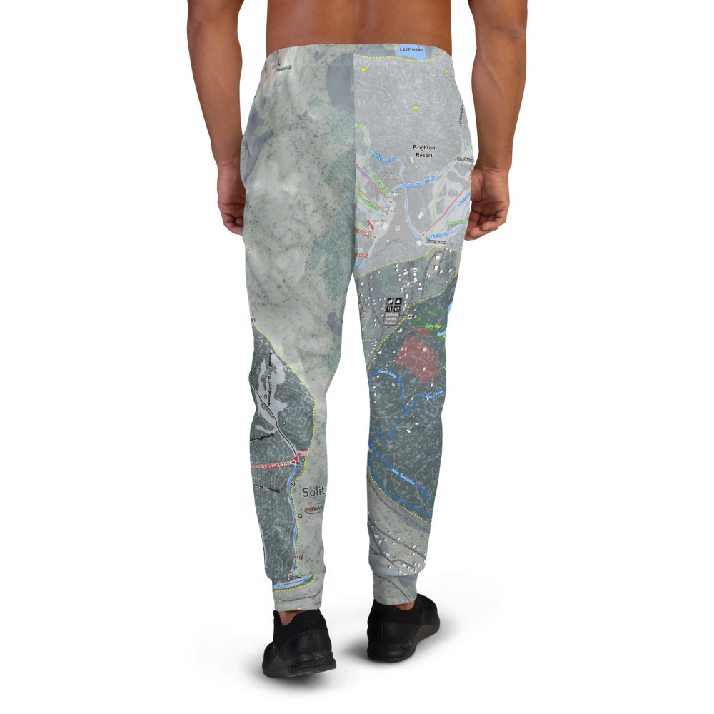 Solitude, Utah Ski Trail Map Men's Mid-Layer - Powderaddicts