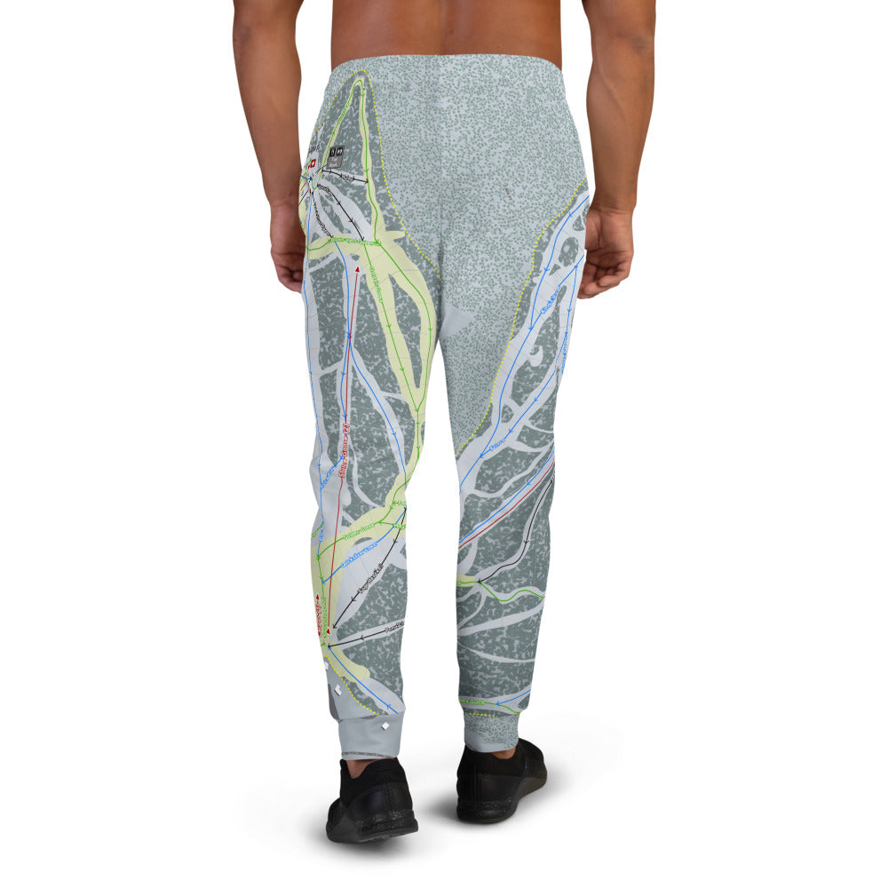 Showdown, Montana Ski Trail Map Men's Mid-Layer - Powderaddicts