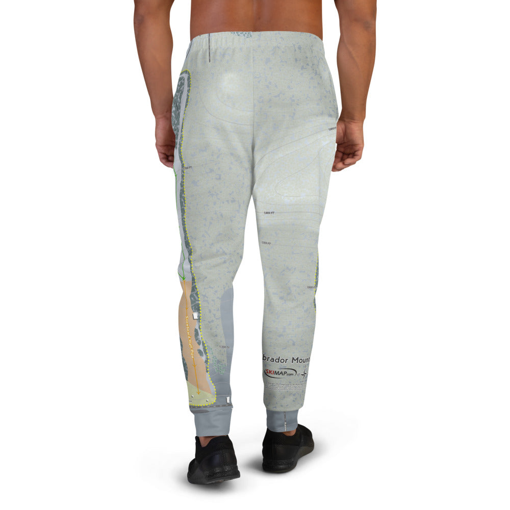 Labrador Mountain, New York Ski Trail Map Men's Mid-Layer - Powderaddicts
