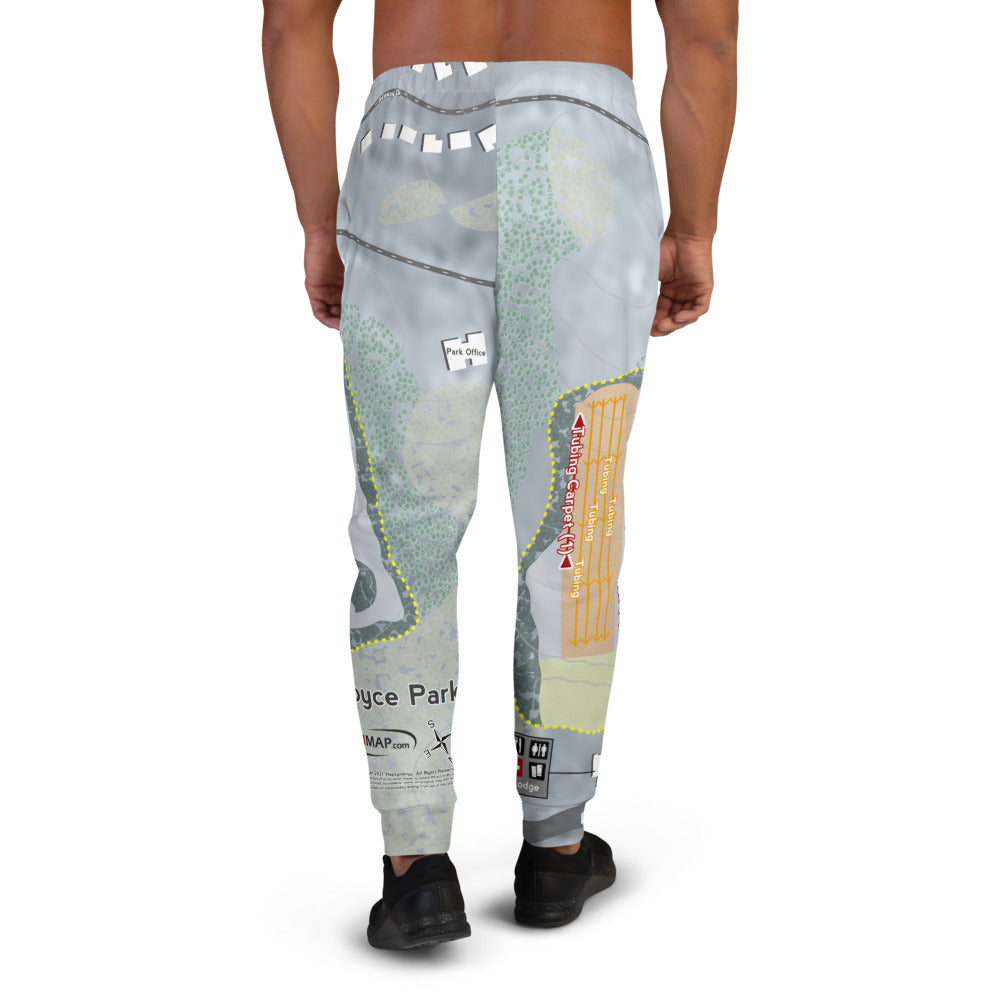 Boyce Park, Pennsylvania Ski Trail Map Men's Mid-Layer - Powderaddicts