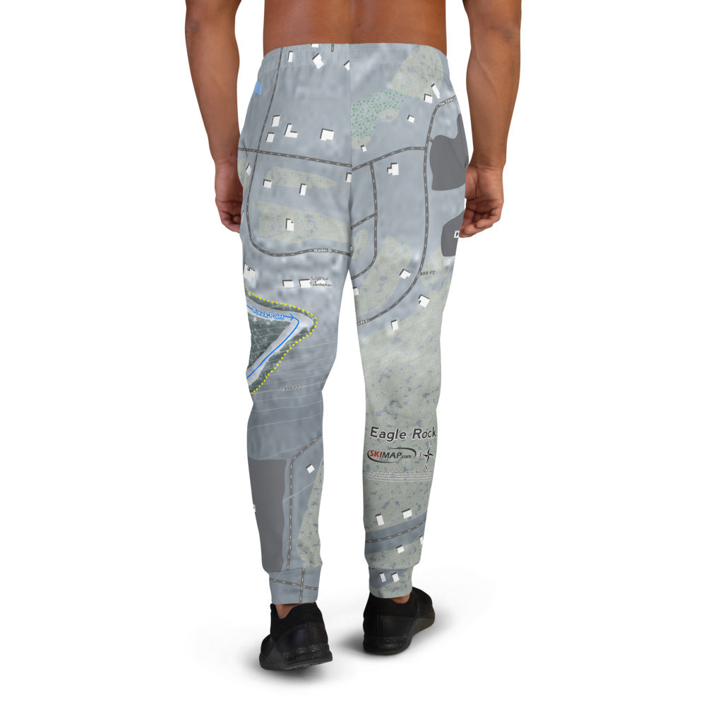 Eagle Rock, Pennsylvania Ski Trail Map Men's Mid-Layer - Powderaddicts