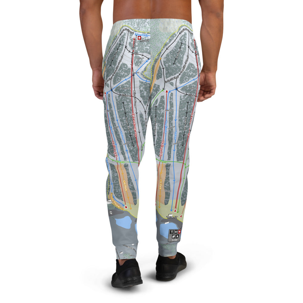 Crotched Mountain, New Hampshire Ski Trail Map Men's Mid-Layer - Powderaddicts