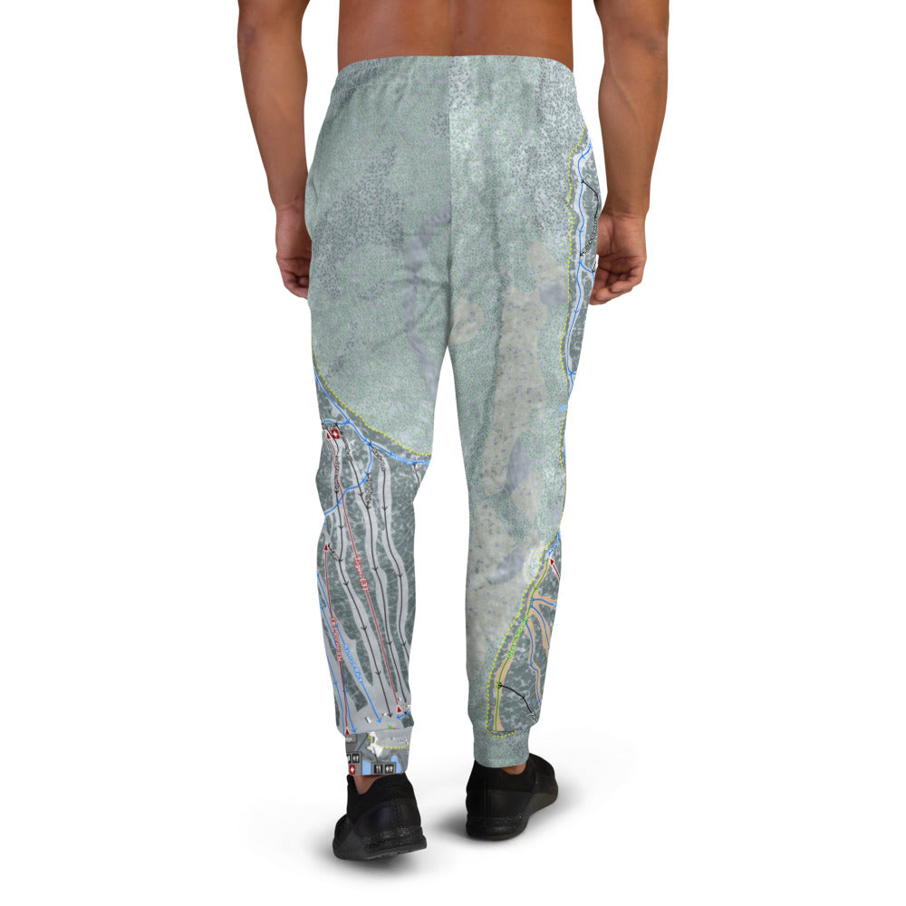 Gunstock Mountain, New Hampshire Ski Trail Map Men's Mid-Layer - Powderaddicts