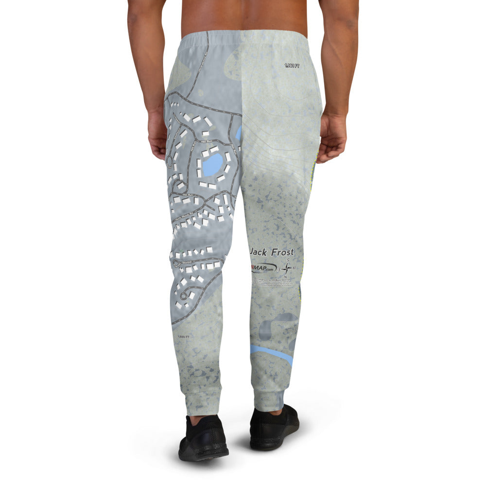 Jack Frost, Pennsylvania Ski Trail Map Men's Mid-Layer - Powderaddicts