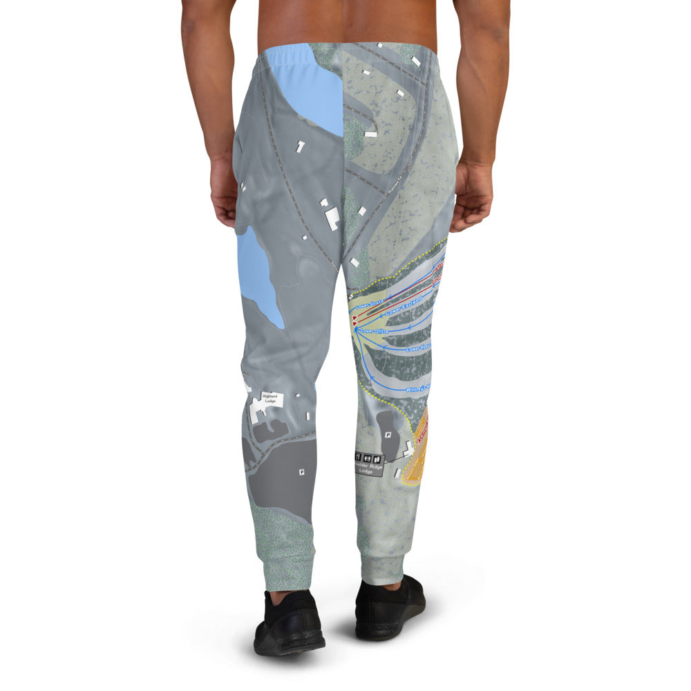 Liberty Mountain, Pennsylvania Ski Trail Map Men's Mid-Layer - Powderaddicts