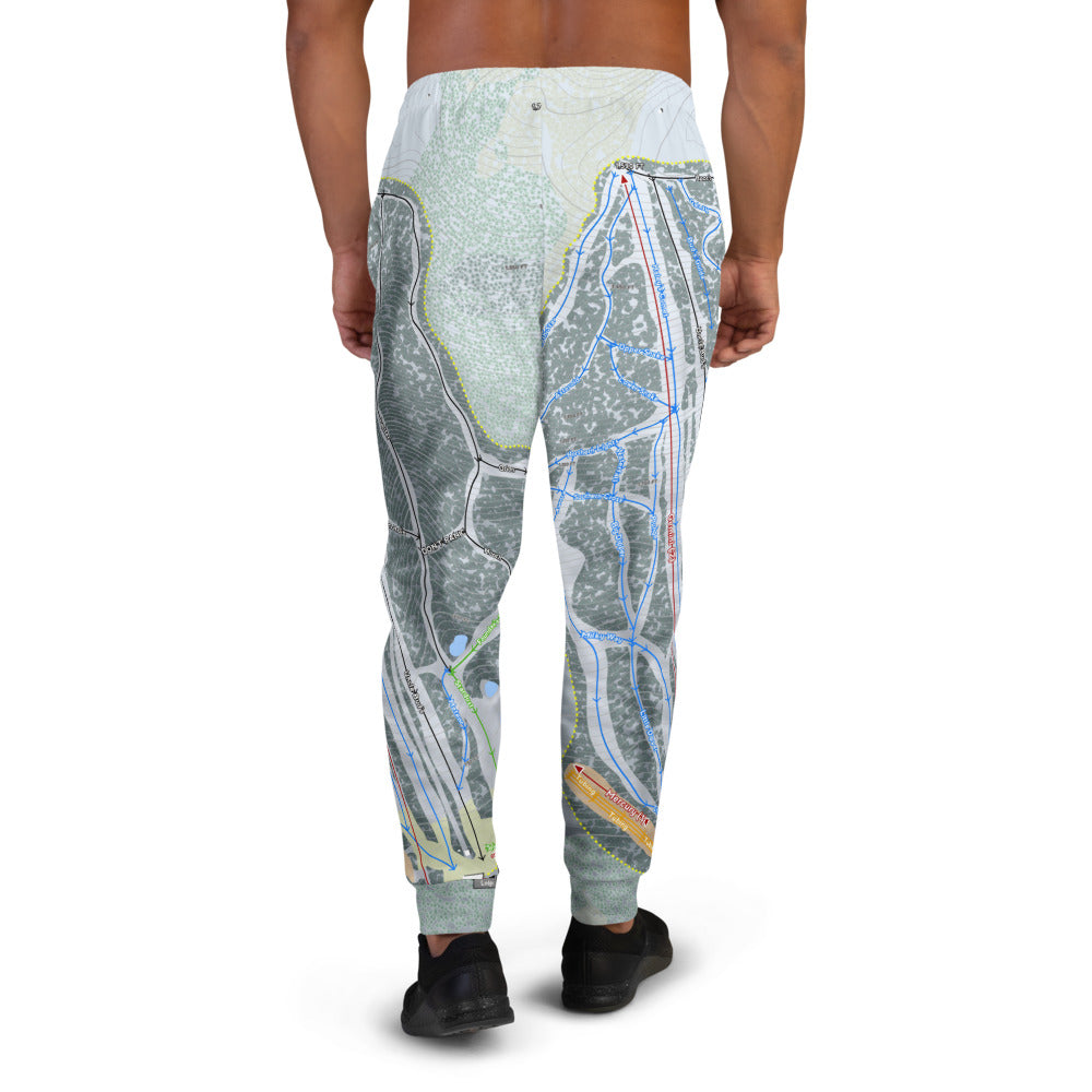 Bigrock Mountain, Maine Ski Trail Map Men's Mid-Layer - Powderaddicts